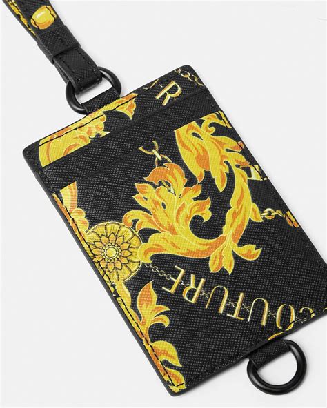 versace copriletto|versace card holder.